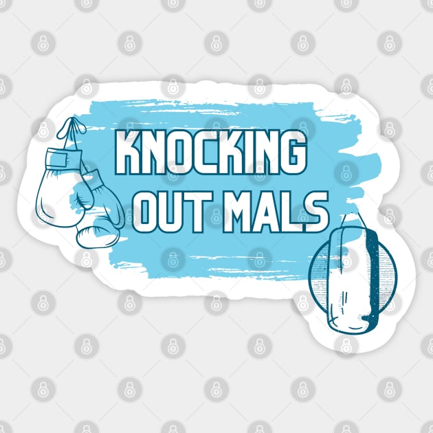 Knocking Out MALS Sticker by NationalMALSFoundation